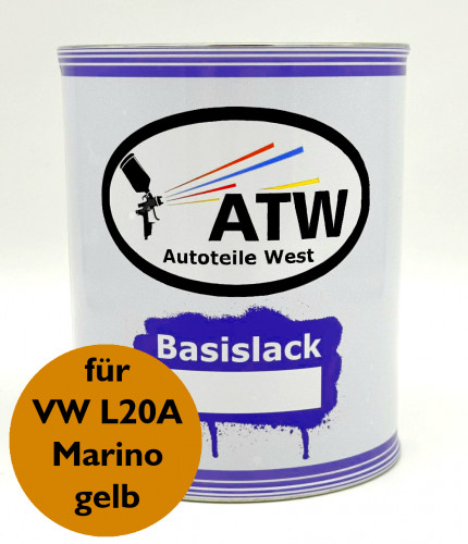 Autolack für VW L20A Marinogelb